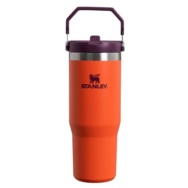 Stanley IceFlow™ Flip Straw Tumbler Pipetli Termos 0.89L Turuncu