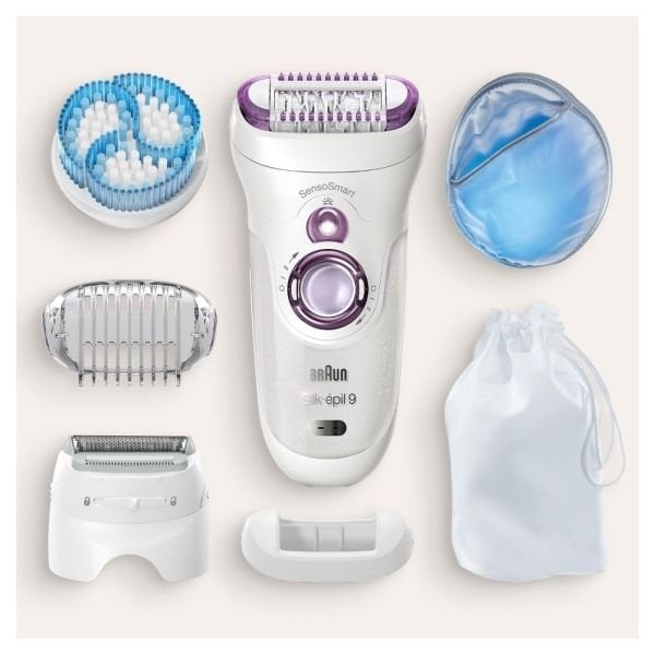 Braun Silk-épil 9 9735 SensoSmart 3'ü 1 Arada Epilatör