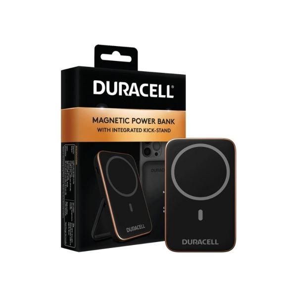 DURACELL 5000 MAGSAFE 12W BLACK Powerbank