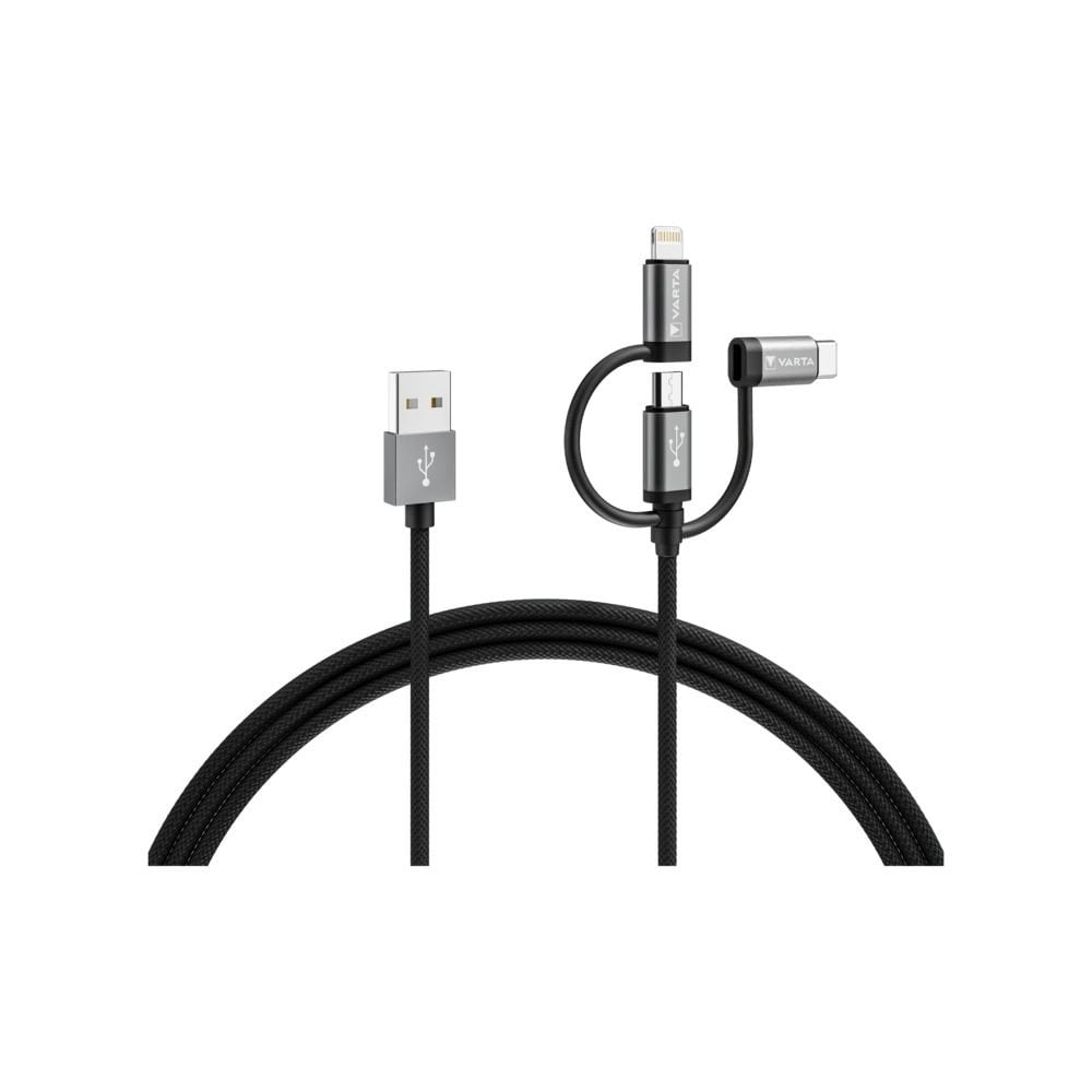 VARTA Şarj Kablosu 2m 3IN1 Şarj Kabloları