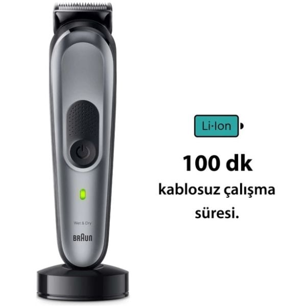 Braun Series 7 MGK7420 Hepsi Bir Arada Şekillendirme Seti, 10’u 1 Arada Erkek Bakım Kiti