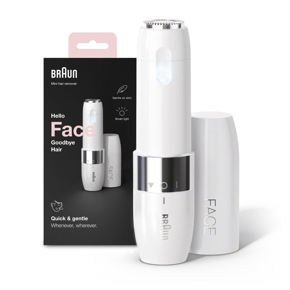 Braun FS1000 Mini Tüy Alma Makinesi + Pil ve Temizleme Fırçası, Seyahat Boy, Kablosuz Kullanım