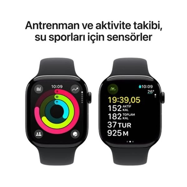 Apple Watch 10 GPS 42mm Siyah SB-S/M Akıllı Saat