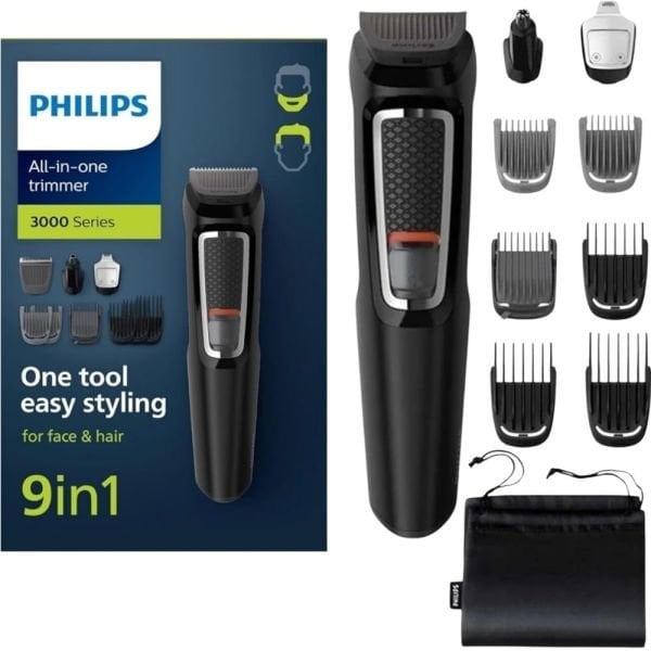 Philips MG3740 Multigroom 9 in 1 Erkek Bakım Kiti