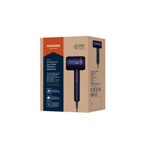 Grundig HD 9980 IONICA BLUE Saç Kurutma Makinesi