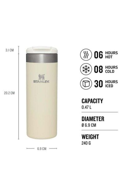 Stanley The Aerolight Transit Mug .47l / 16oz Unisex Bej Matara Suluk