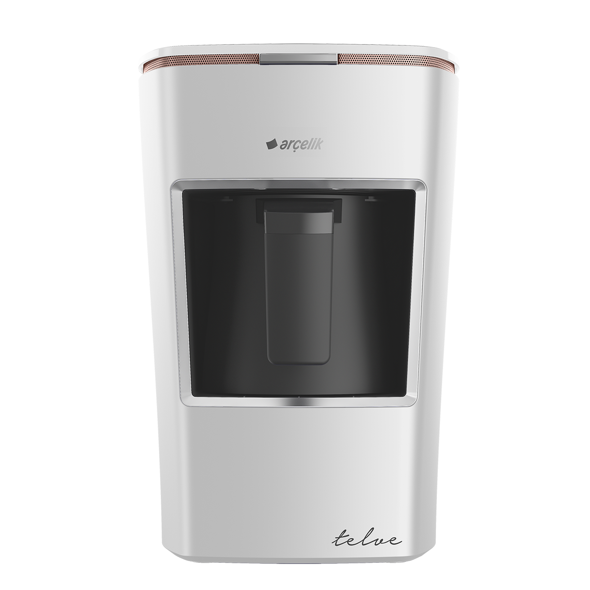 Arçelik K 3300 Beyaz Mini Telve Türk Kahve Makinesi