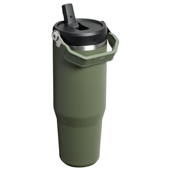 Stanley The IceFlow Flip Straw Pipetli Termos Bardak 0,89 LT Haki